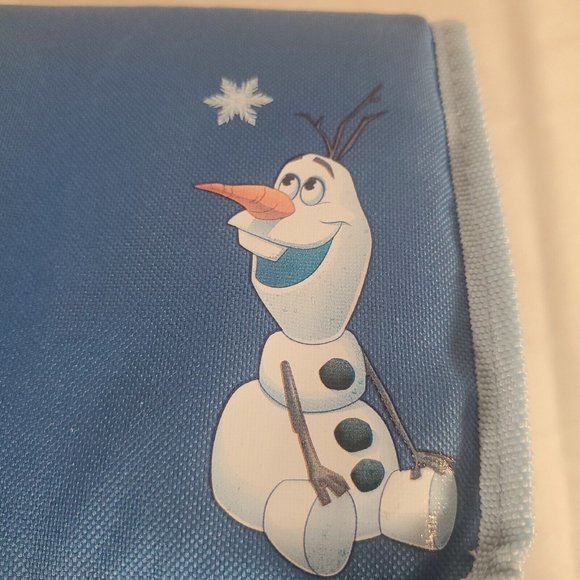 Thermos Frozen Lunch Bag Ice Cube Box Elsa Ana Olaf NEW NWT PVC FREE Blue Girl's - Picture 15 of 15